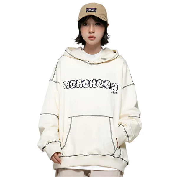 Chill Zone Graphic Hoodie     - VONVEX
