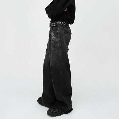 American Style Streetwear Wide Leg Pants     - VONVEX
