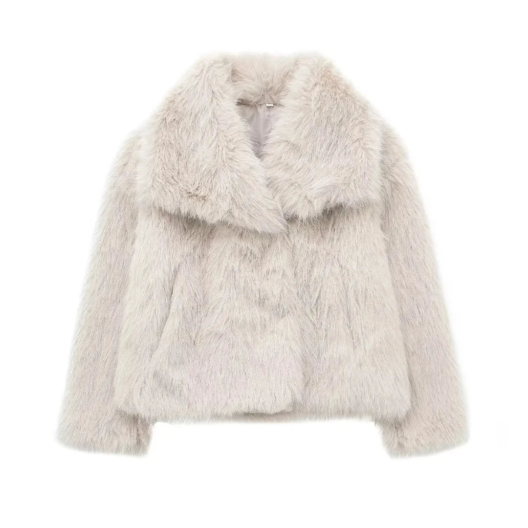 Y2k Sequin Woven Jacket beige XS - VONVEX