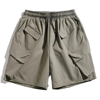 Casual Sports Cargo Short  Brown M  - VONVEX