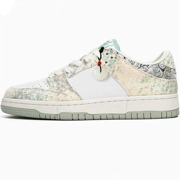 Camo Faint Green Casual Sneakers  Beige 35  - VONVEX