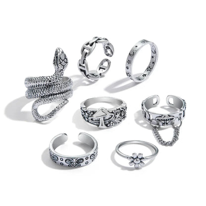 Vintage Soul 5-Piece Rings  Style-9   - VONVEX