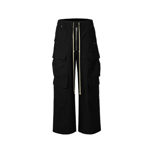 Unisex Wide-Leg Oversized Cargo Pants bottom    - VONVEX