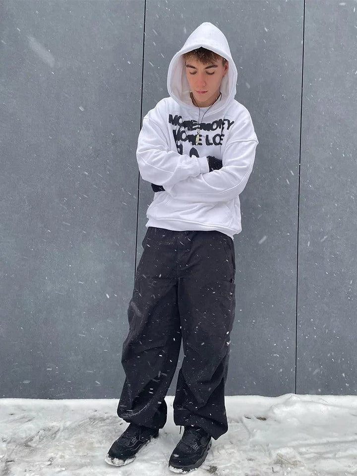 Y2K More Money More Love Hoodie     - VONVEX
