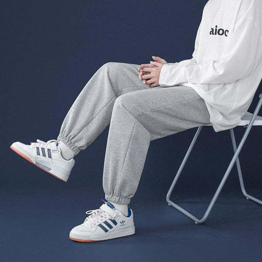Autumn Wide-leg Sweatpants     - VONVEX