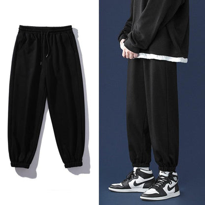Autumn Wide-leg Sweatpants     - VONVEX