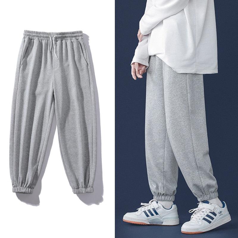 Autumn Wide-leg Sweatpants     - VONVEX