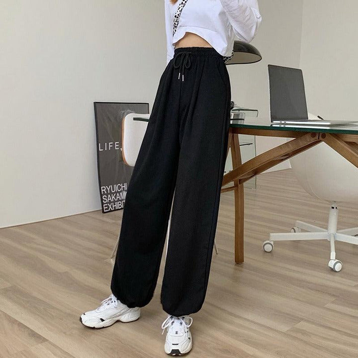 Baggy High Waist Sweatpants bottom    - VONVEX