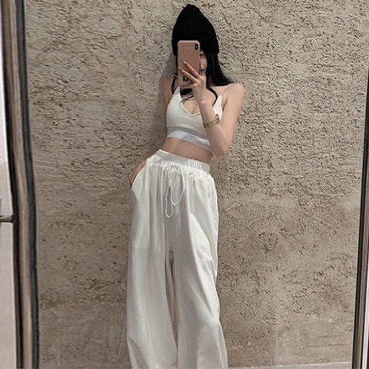 Baggy High Waist Sweatpants bottom    - VONVEX