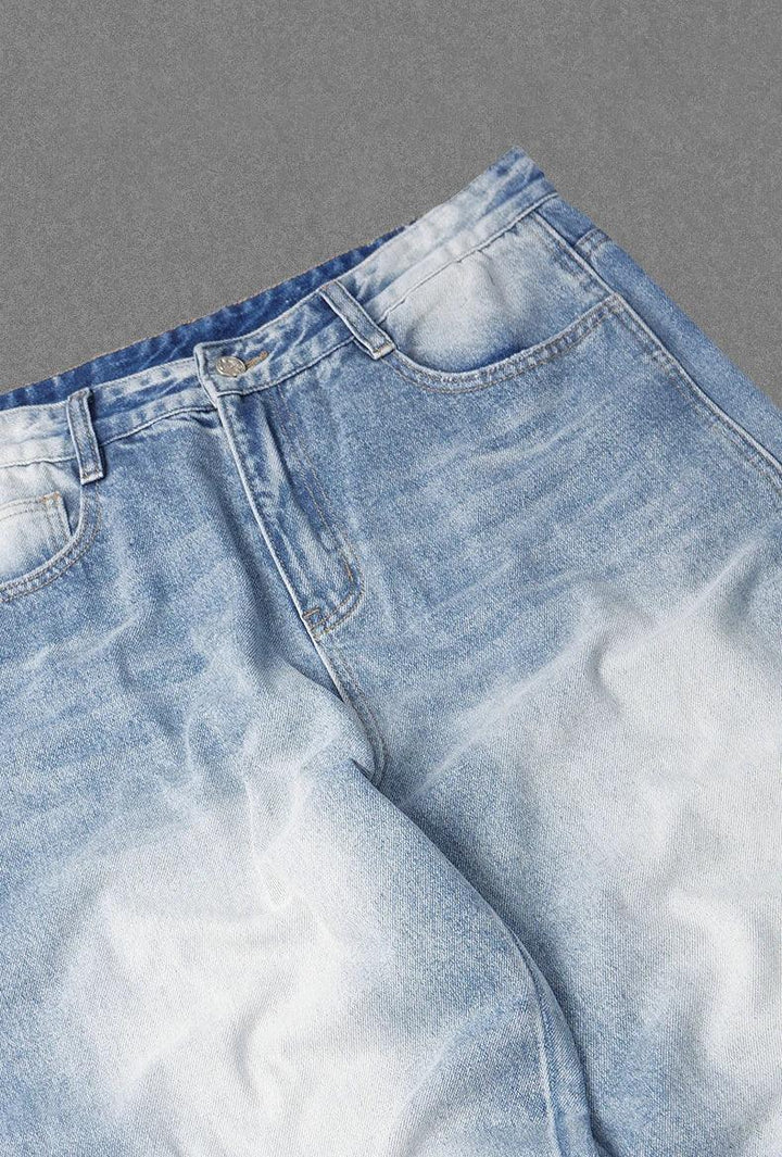 Baggy Wide Leg Boyfriend Jeans bottom    - VONVEX