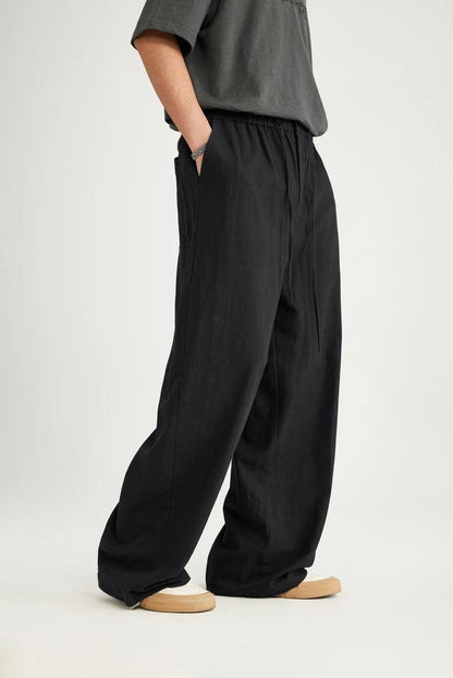 Bamboo Wide Leg Pants bottom    - VONVEX