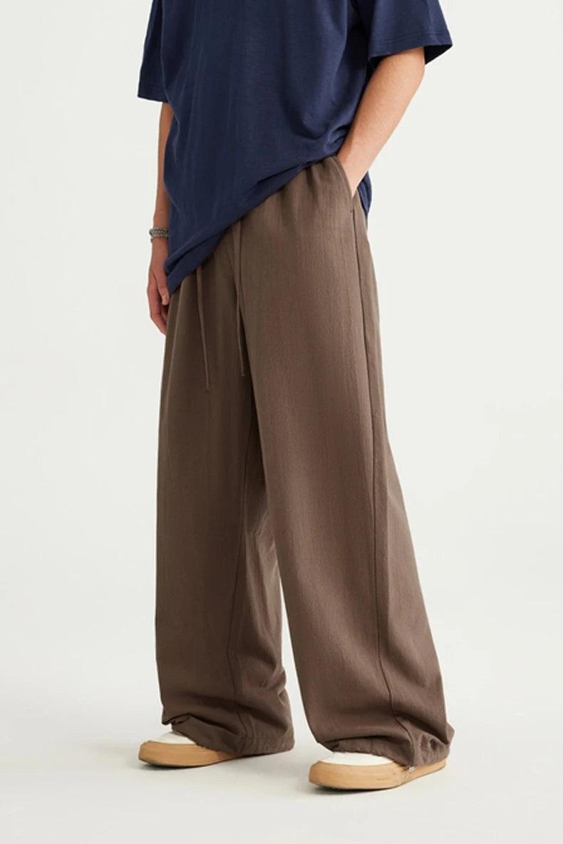 Bamboo Wide Leg Pants bottom    - VONVEX