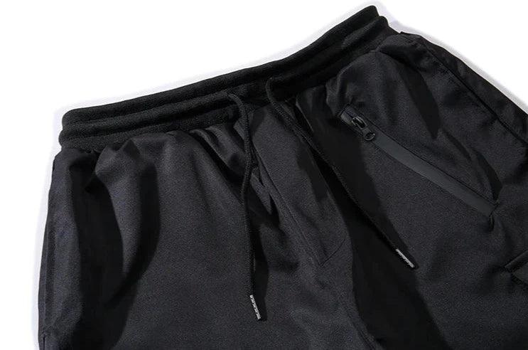 Black Military Cargo Shorts     - VONVEX