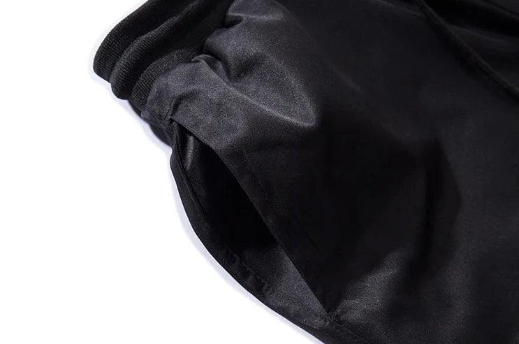 Black Military Cargo Shorts     - VONVEX