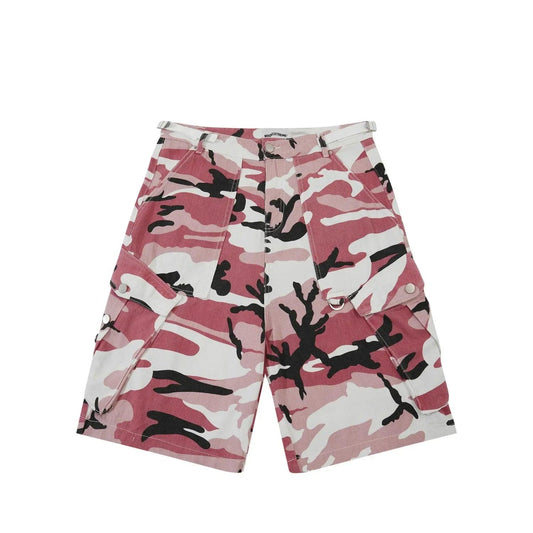 Camouflage Casual Cargo Shorts  Camo S  - VONVEX
