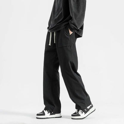 Casual Elastic Waist Cargo Pant  Black-3 S  - VONVEX