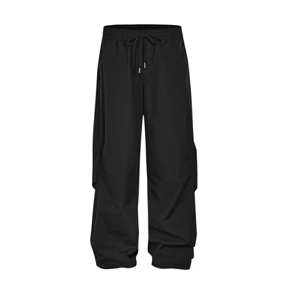 Casual Japanese Baggy Sweatpants  Black M  - VONVEX