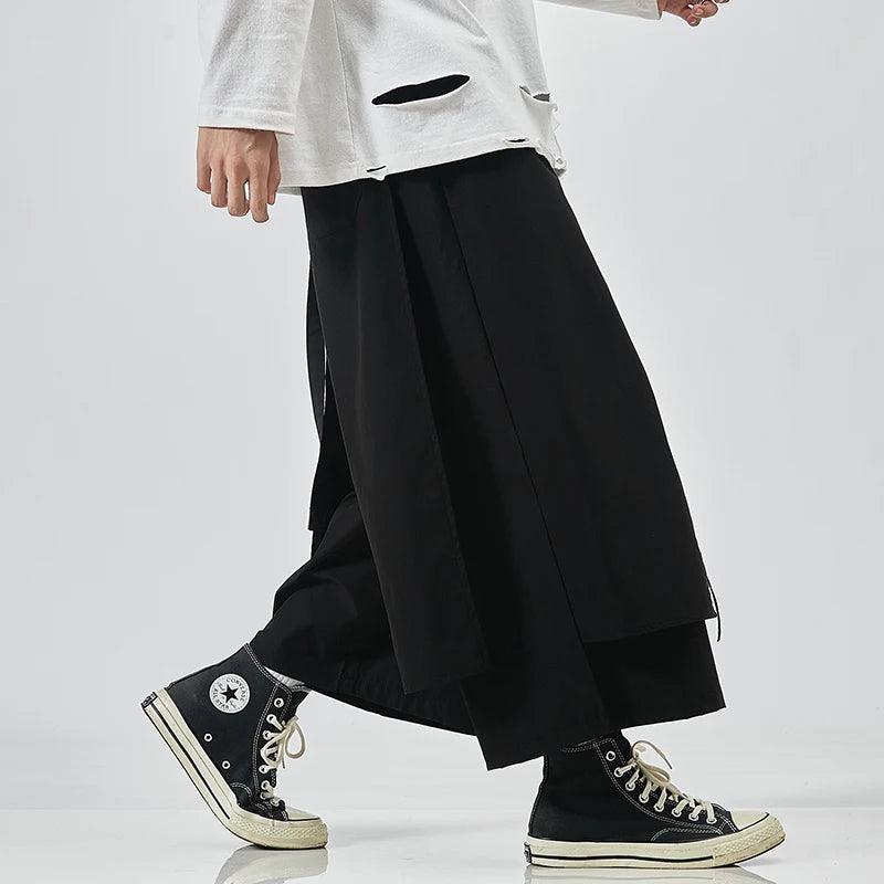 Casual Patchwork Jogger Pant     - VONVEX