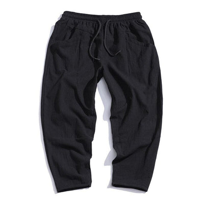 Cotton Casual Pants     - VONVEX