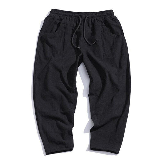 Cotton Casual Pants     - VONVEX