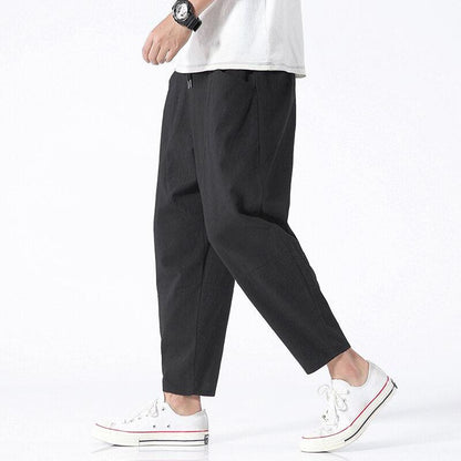 Cotton Casual Pants     - VONVEX