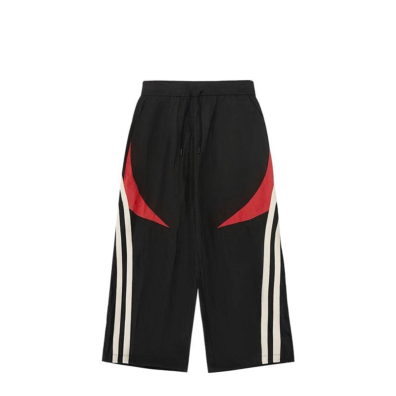 Elastic Waist Wide-leg Pant  Black S  - VONVEX
