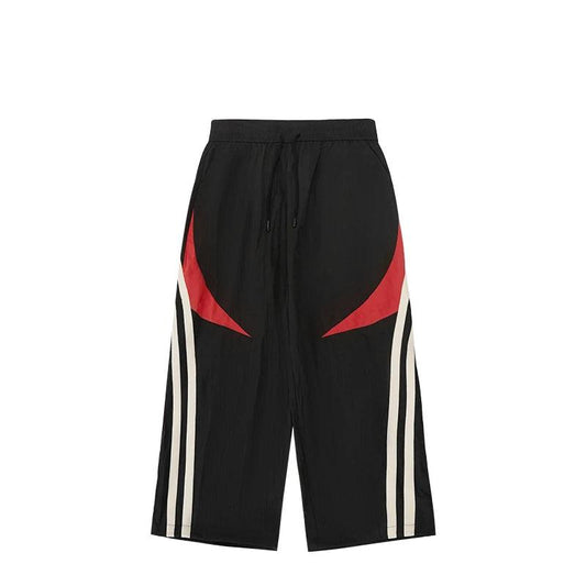 Elastic Waist Wide-leg Pant  Black S  - VONVEX