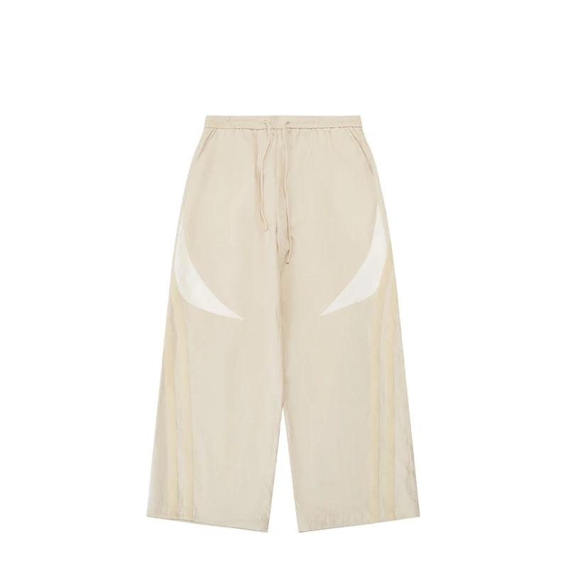 Elastic Waist Wide-leg Pant  Light Apricot S  - VONVEX