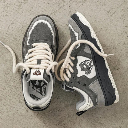 Dark Flamy Y2k Shoes     - VONVEX