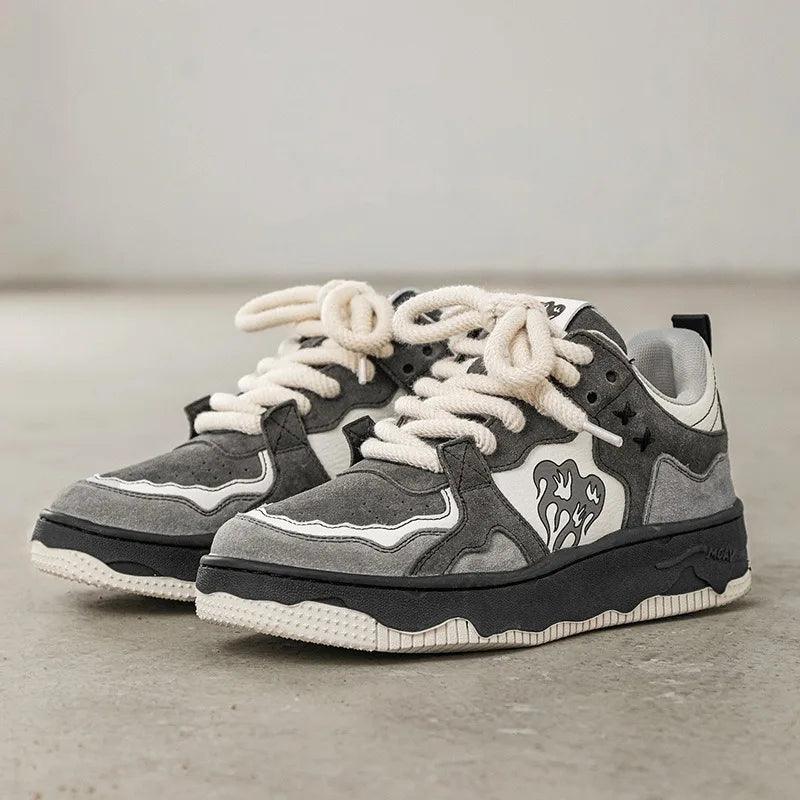Dark Flamy Y2k Shoes     - VONVEX