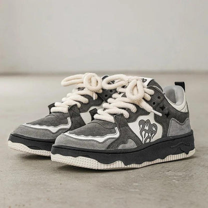 Dark Flamy Y2k Shoes     - VONVEX