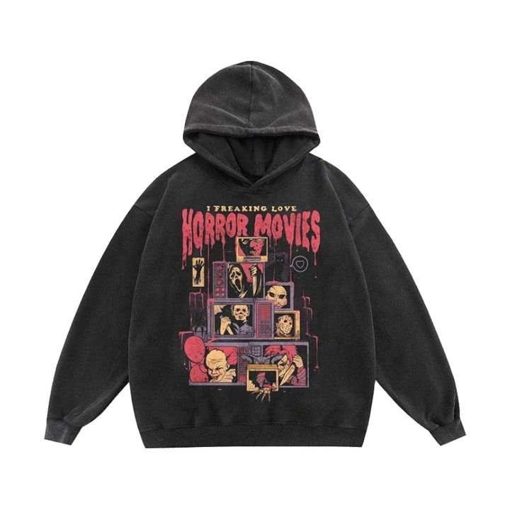 Horror Scenes Hoodies     - VONVEX