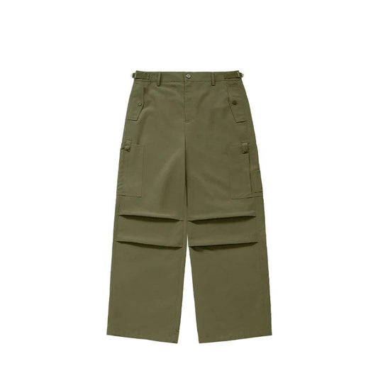 Jet Windbreak Fabric Cargo Pant  Army green 28  - VONVEX