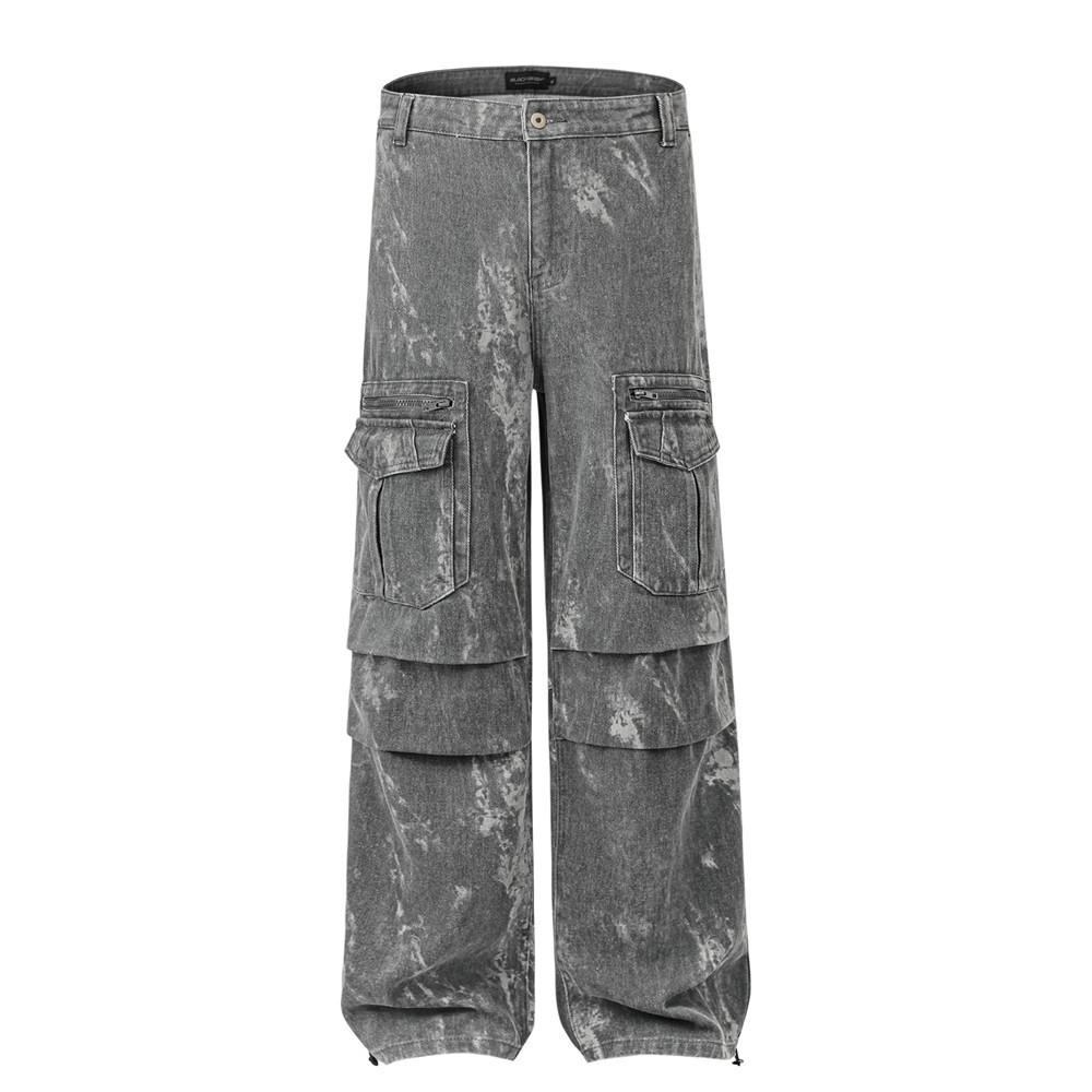 Urban Dye Contract Combat Cargo Pants  Shark Grey S  - VONVEX