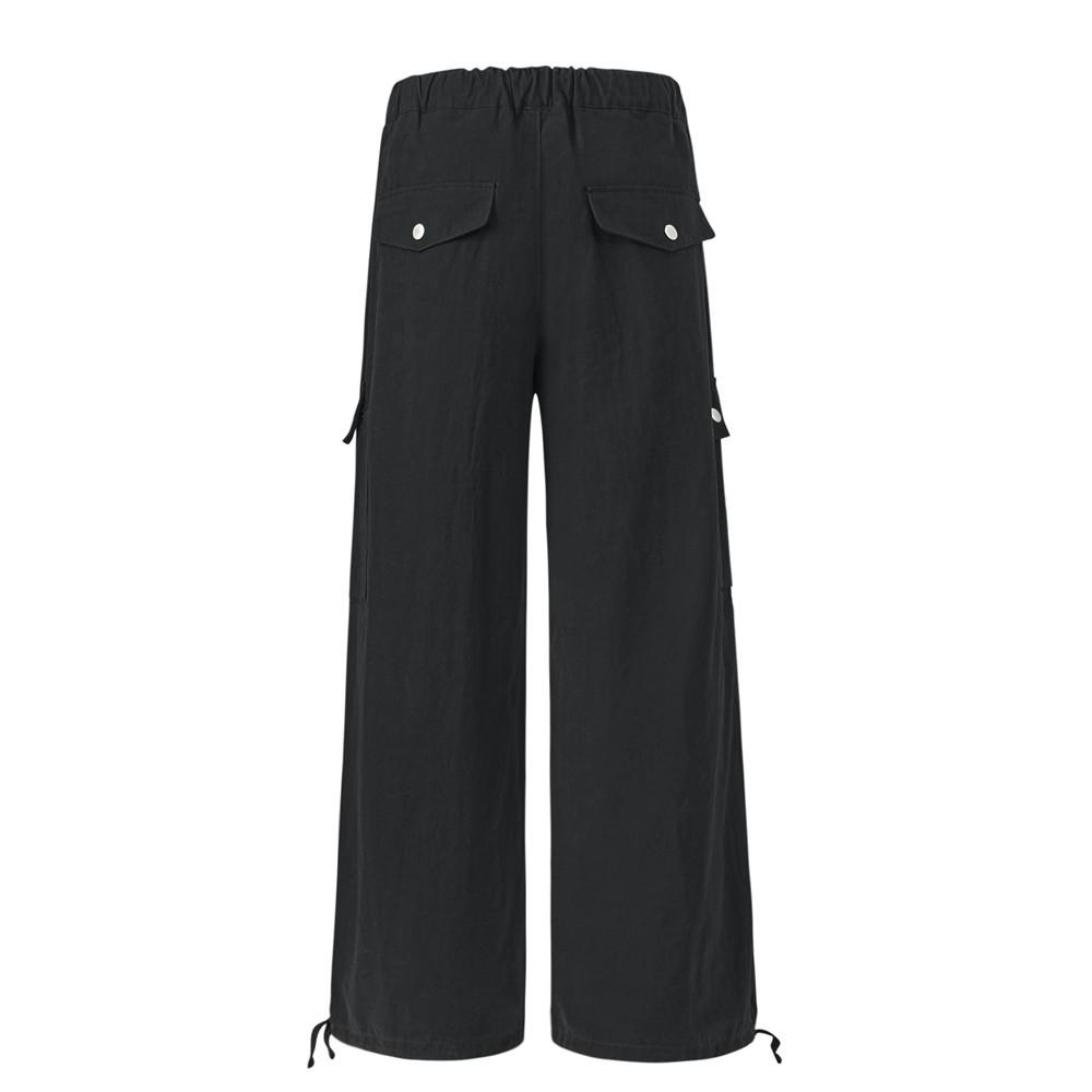 Adventure-Ready Pleated Utility Pants     - VONVEX
