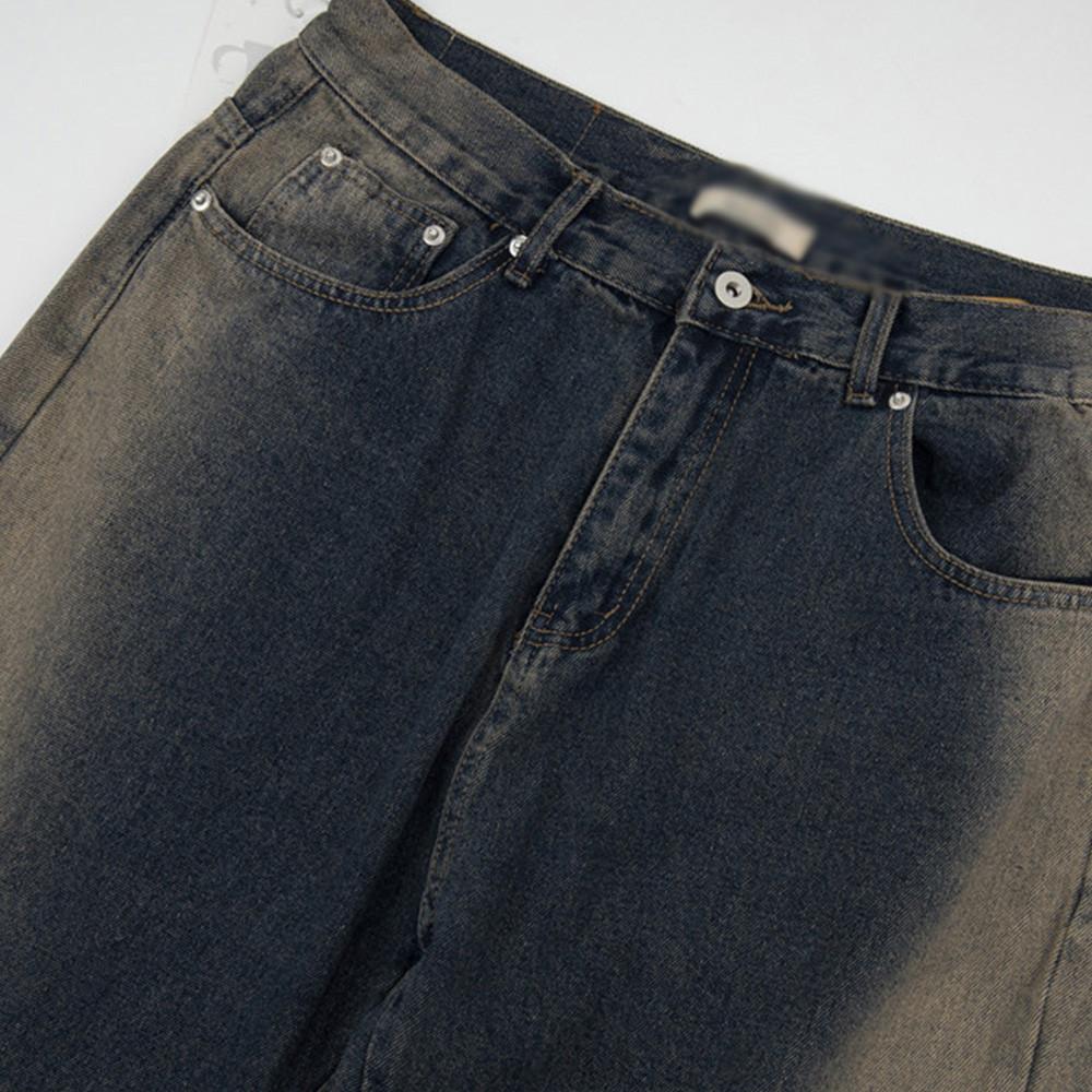 Micro Flared Wide Leg Jeans     - VONVEX