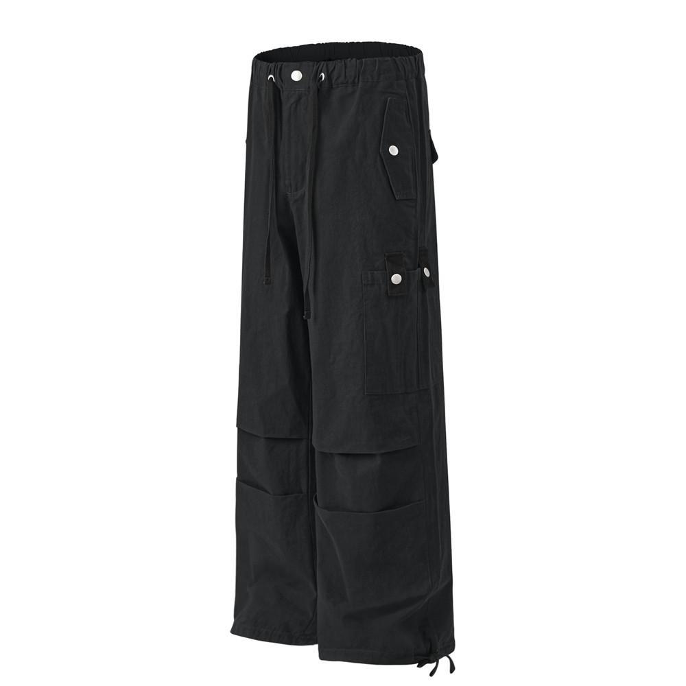Adventure-Ready Pleated Utility Pants     - VONVEX