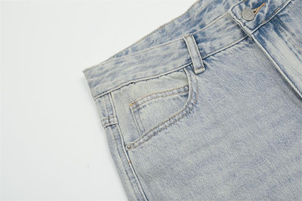 Punk Denim Cargo Pants     - VONVEX