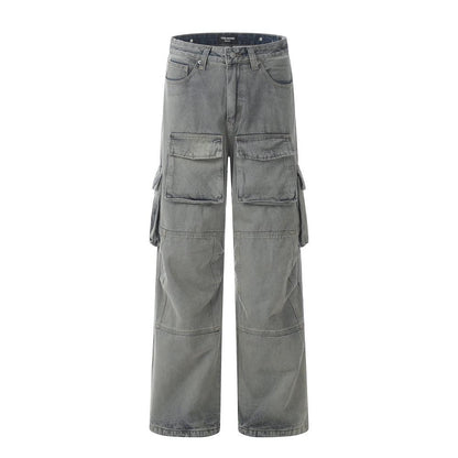 Waste Soil Cargo Pants  Blue S  - VONVEX