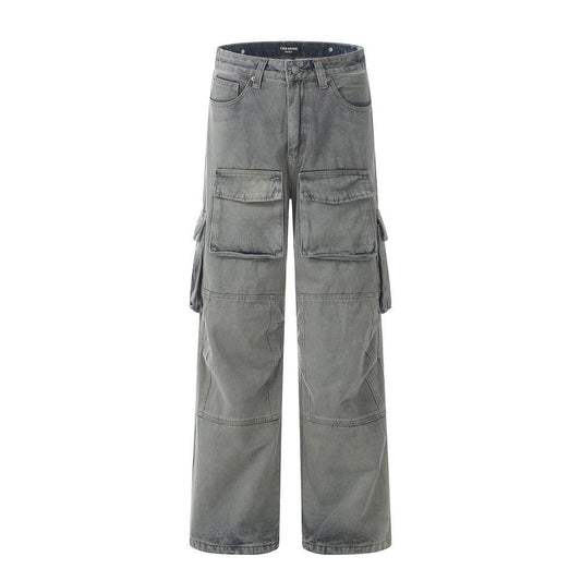 Waste Soil Cargo Pants  Blue S  - VONVEX
