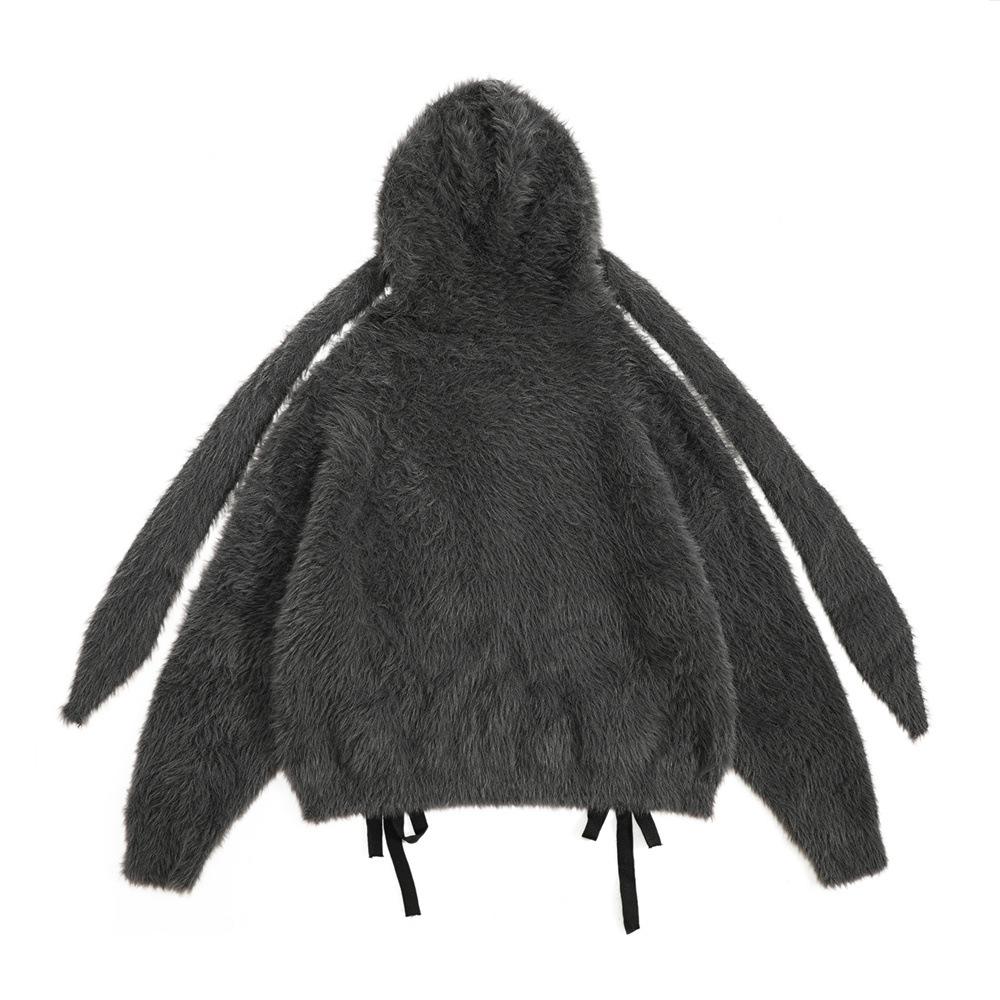 Winter Fleece-lined Thickened Ear Hooded Jacket     - VONVEX