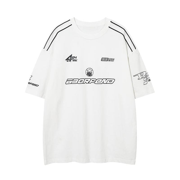 Fend Oversized Jersey Tee  White S  - VONVEX