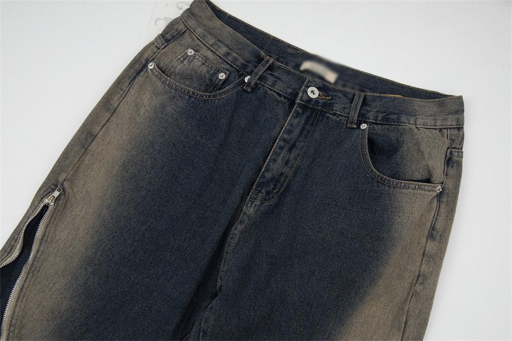 Micro Flared Wide Leg Jeans     - VONVEX
