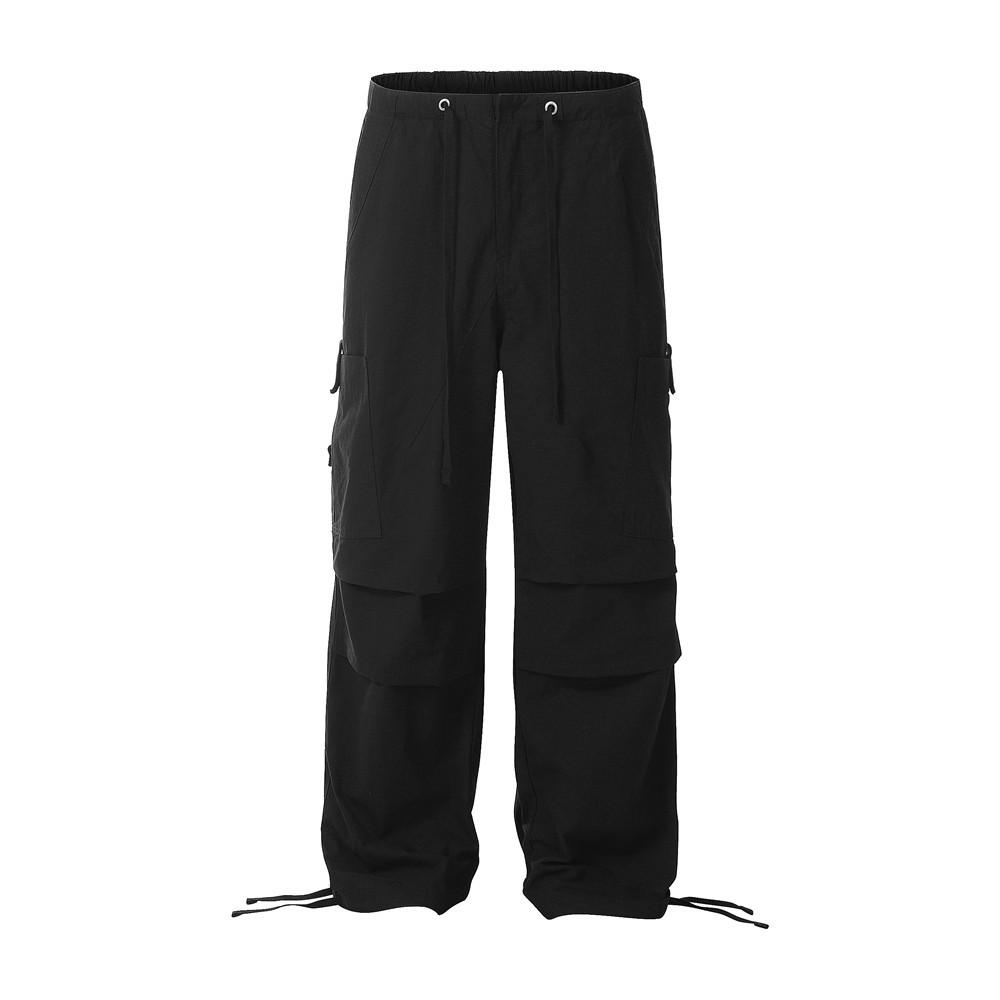 Casual Sport Pleated Pants  Black XS  - VONVEX