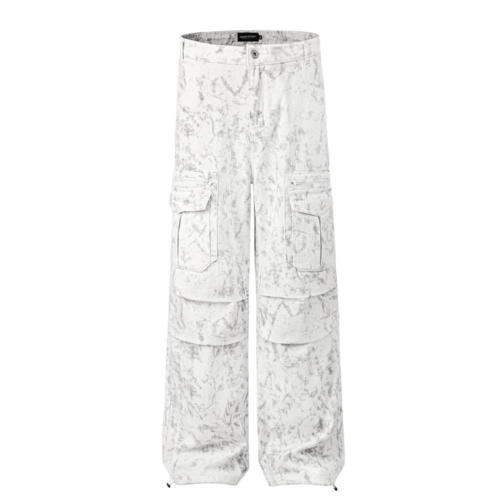 Urban Dye Contract Combat Cargo Pants  Pigeon Feather White S  - VONVEX