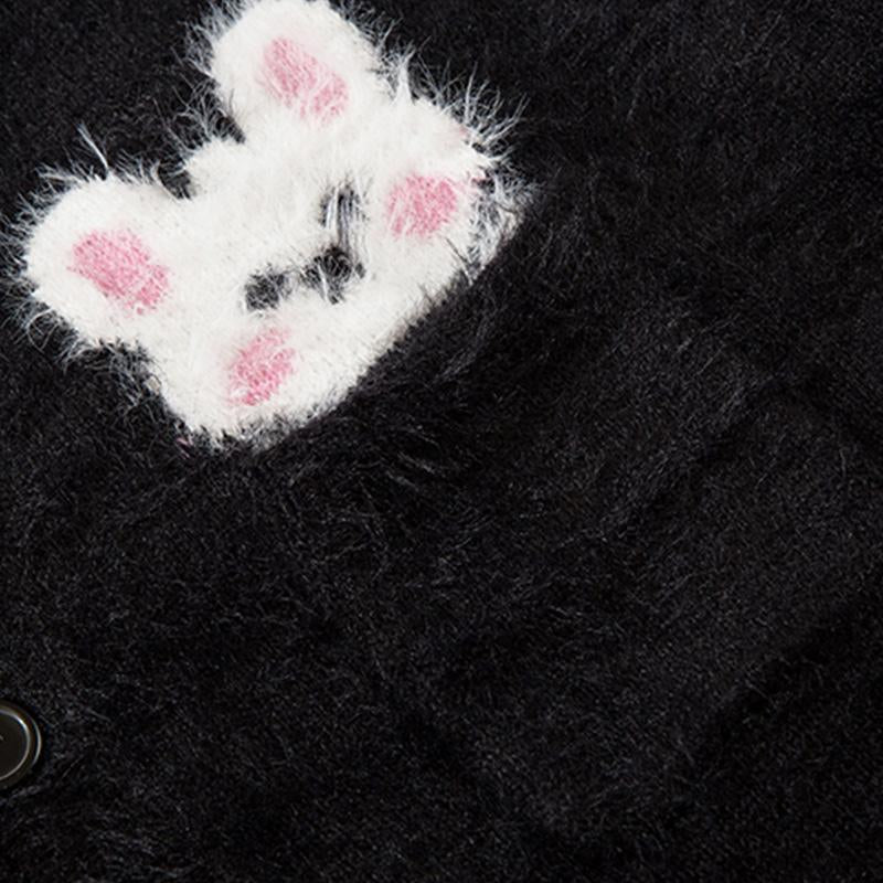 Y2K Rabbit Cardigan     - VONVEX
