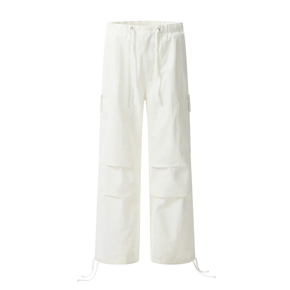 Casual Sport Pleated Pants  White XS  - VONVEX