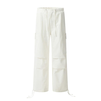 Casual Sport Pleated Pants  White XS  - VONVEX