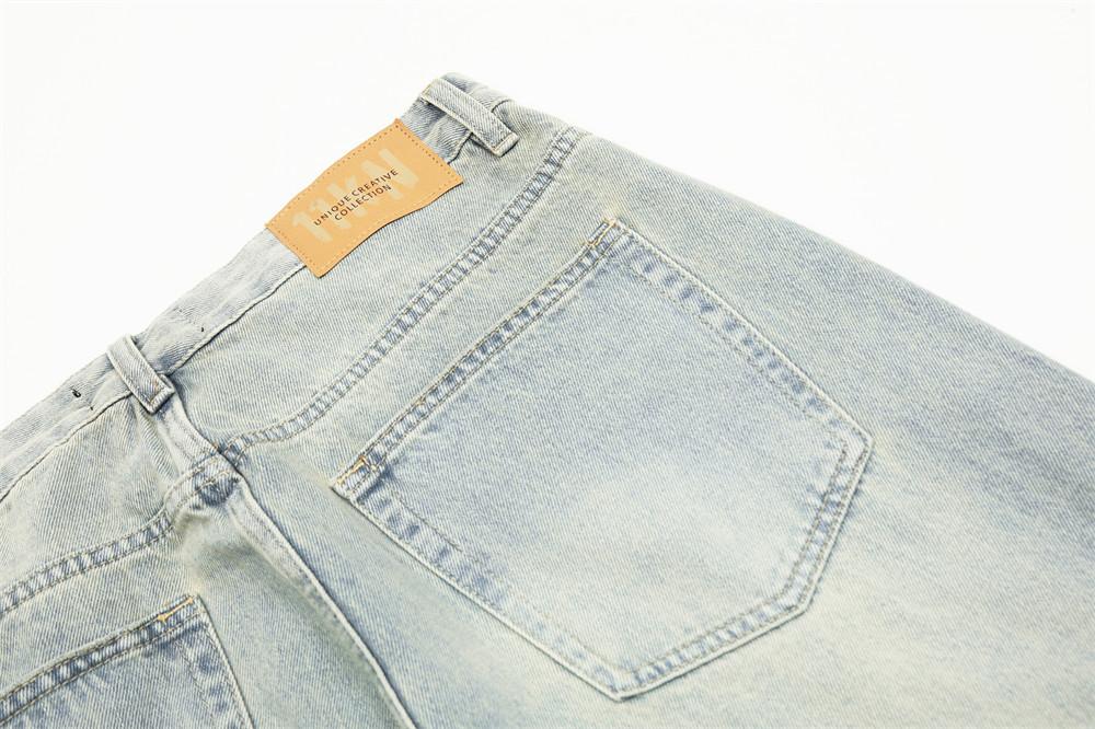 Old Wash Casual Pants     - VONVEX