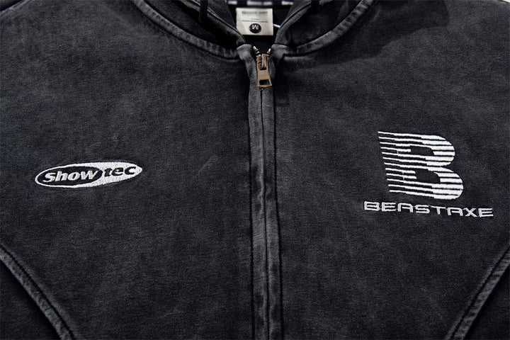 Urban Zip-Track Hoodie     - VONVEX